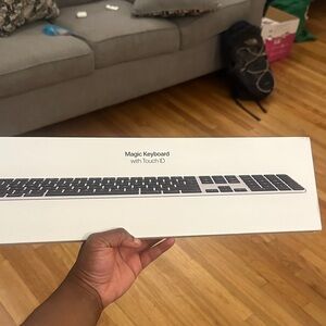 Apple Magic Keyboard with Touch ID - Black and Silver